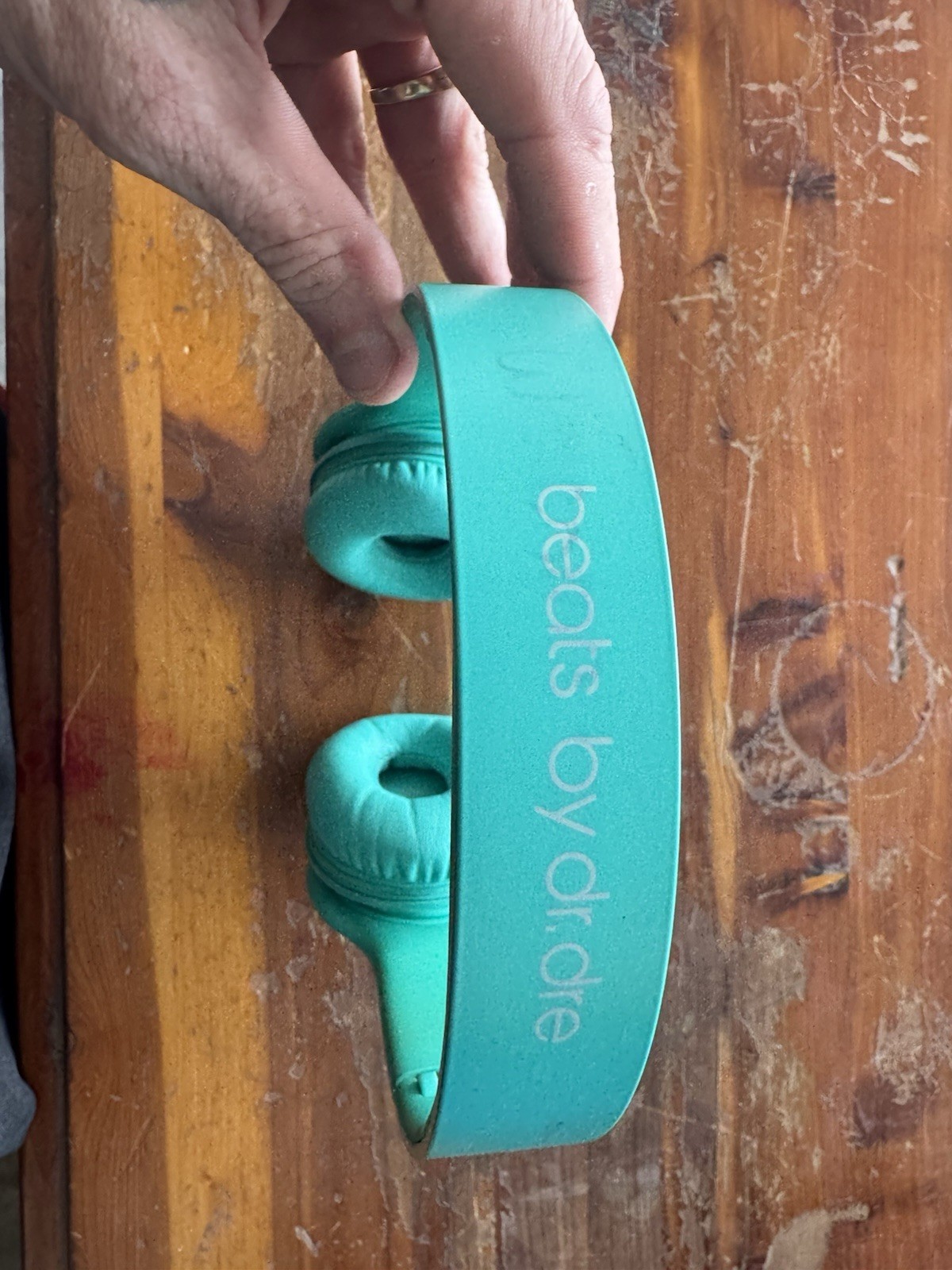 Beats Solo HD On Ear Headphones Teal Tested Working