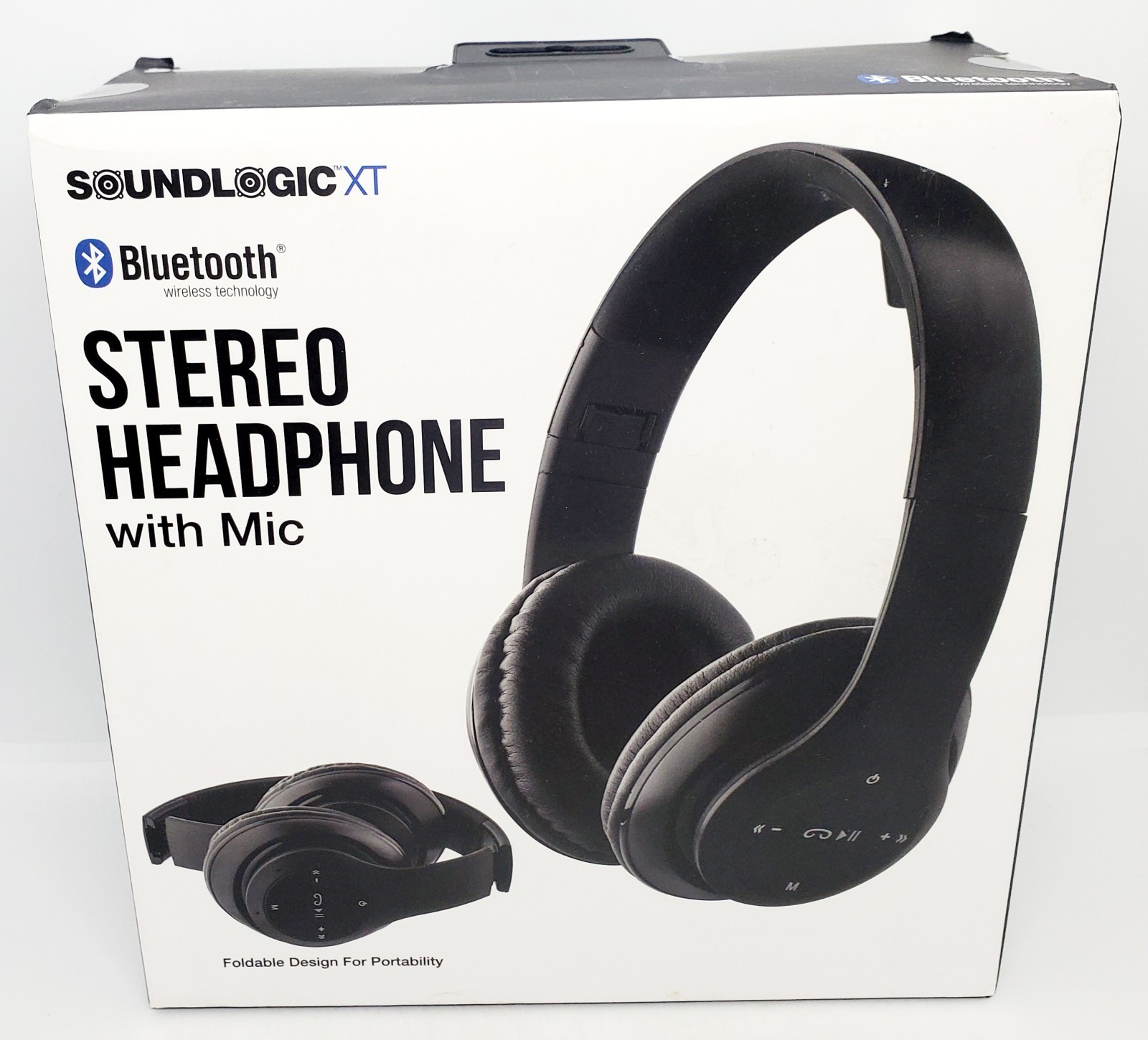 Brand New! Soundlogic XT Wireless Bluetooth HeadPhones With MIC Black Mint! 🎧🎶