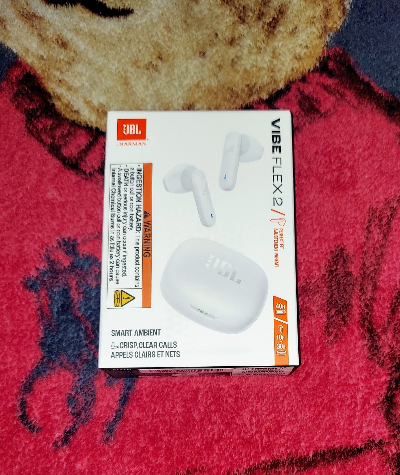 New JBL VIBE FLEX 2 True Wireless Earbuds White FACTORY SEALED NIB