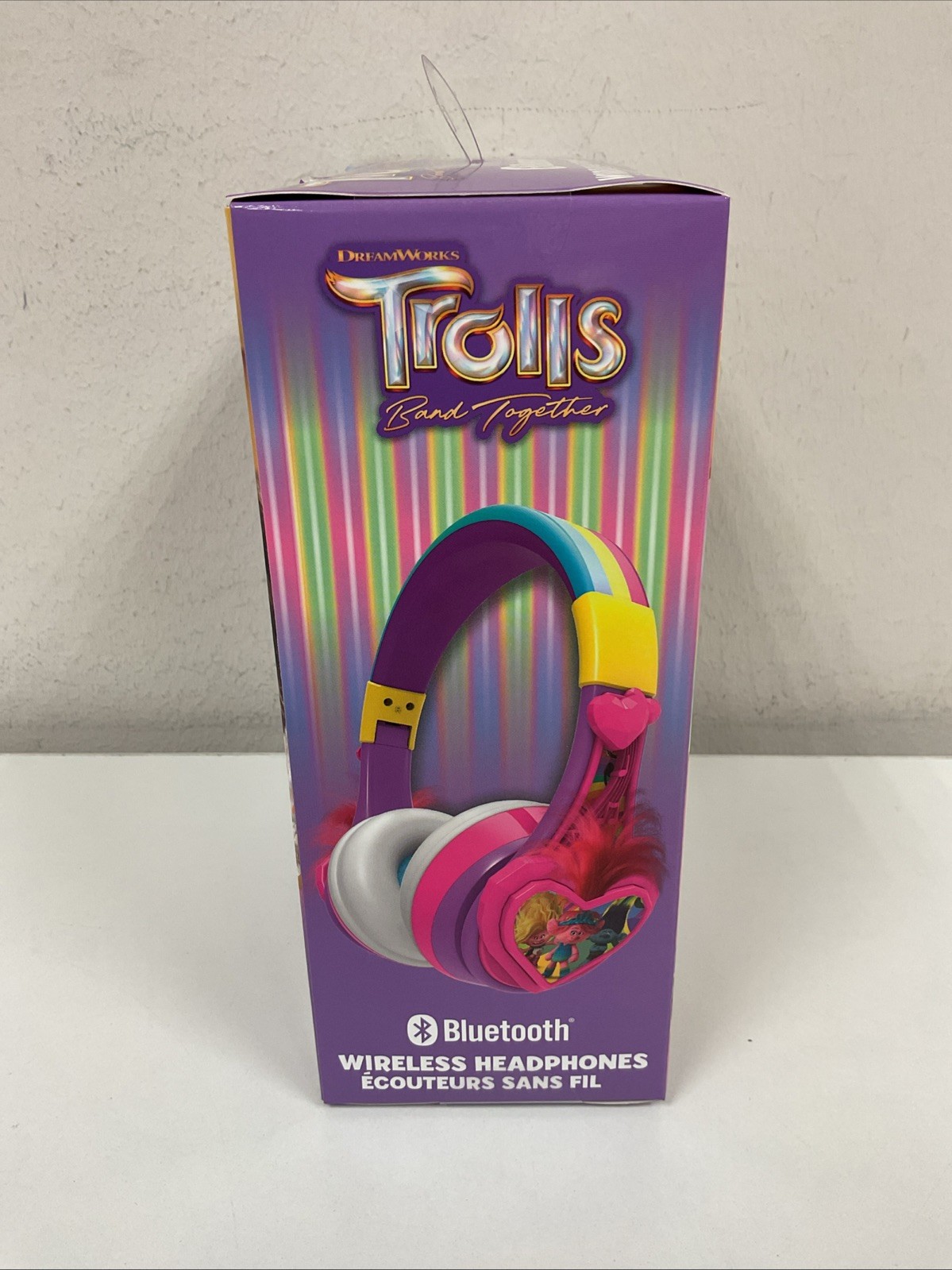 eKids DreamWorks Trolls Band Together Kids Wireless Headphones- New T3-07