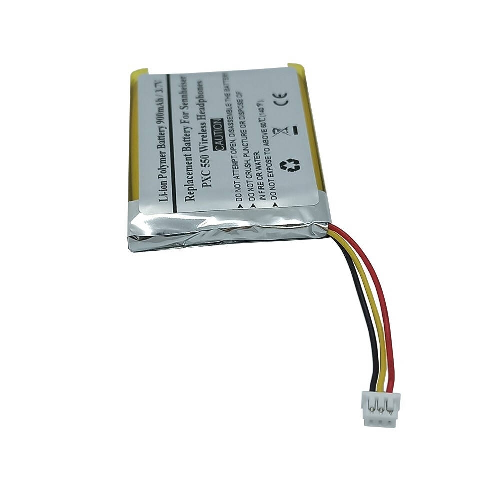 900mAh 3.7V Battery for Sennheiser PXC 550 Wireless Headphones, AHB413645PCT