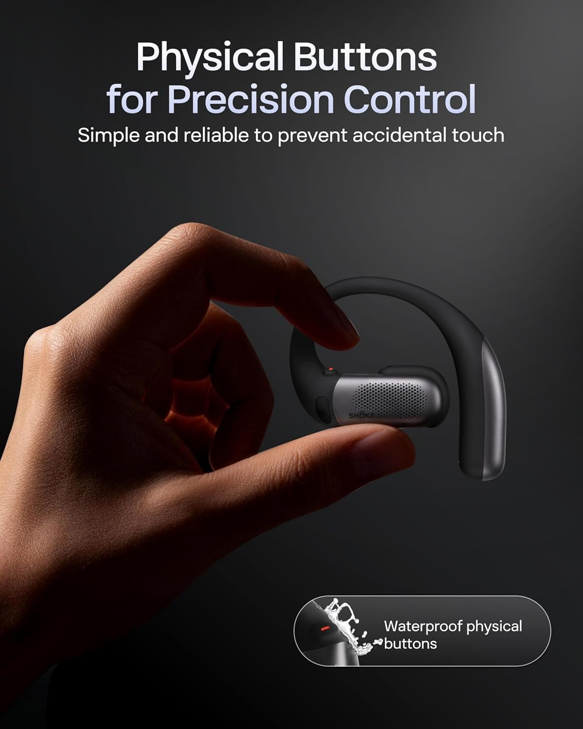 SHOKZ OpenFit Pro Open-Ear Earbuds 50H BT6.1 IP55