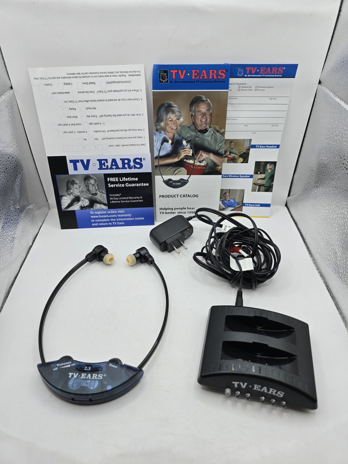 TV Ears 330-0123 2.3 Wireless Headphones Headset System