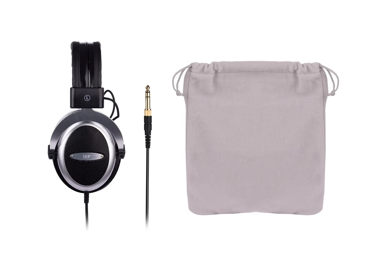 Monoprice Semi-Open Over Ear Wired Headphones Low Deep Bass for Kids Teens Adult