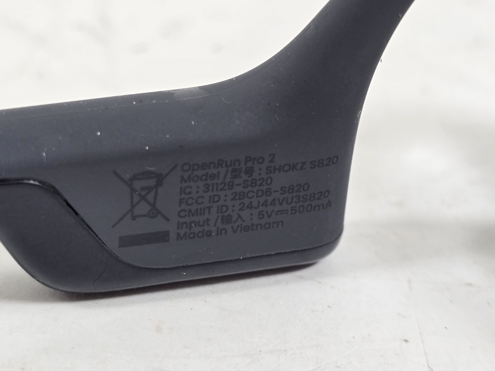 Shokz OpenRun Pro 2 Wireless Bone Conduction Headphones S820 FOR PARTS READ