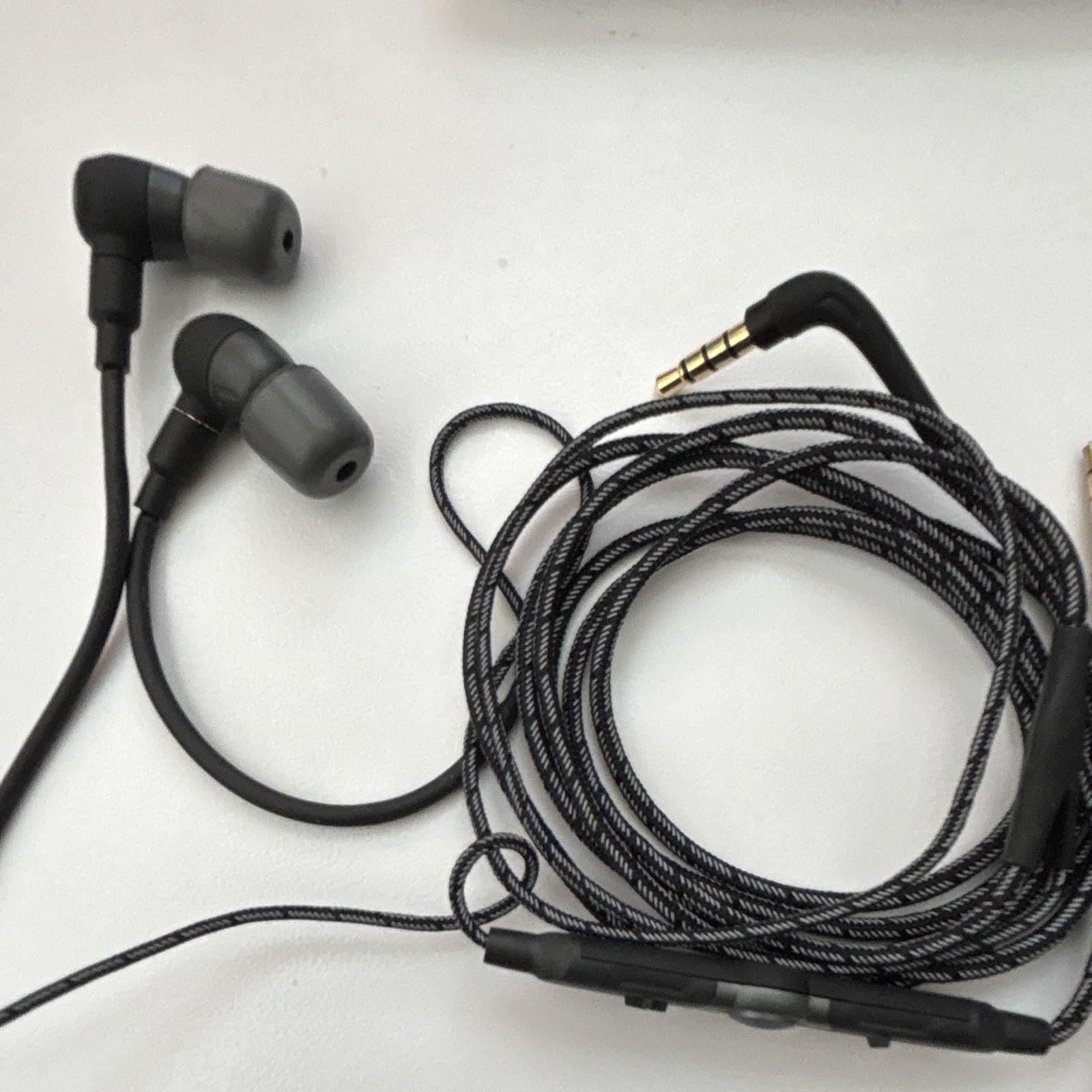 Westone ADV Black/Gray Wired In-Ear Canal Earbuds 3.5mm w/ Case Inline Double