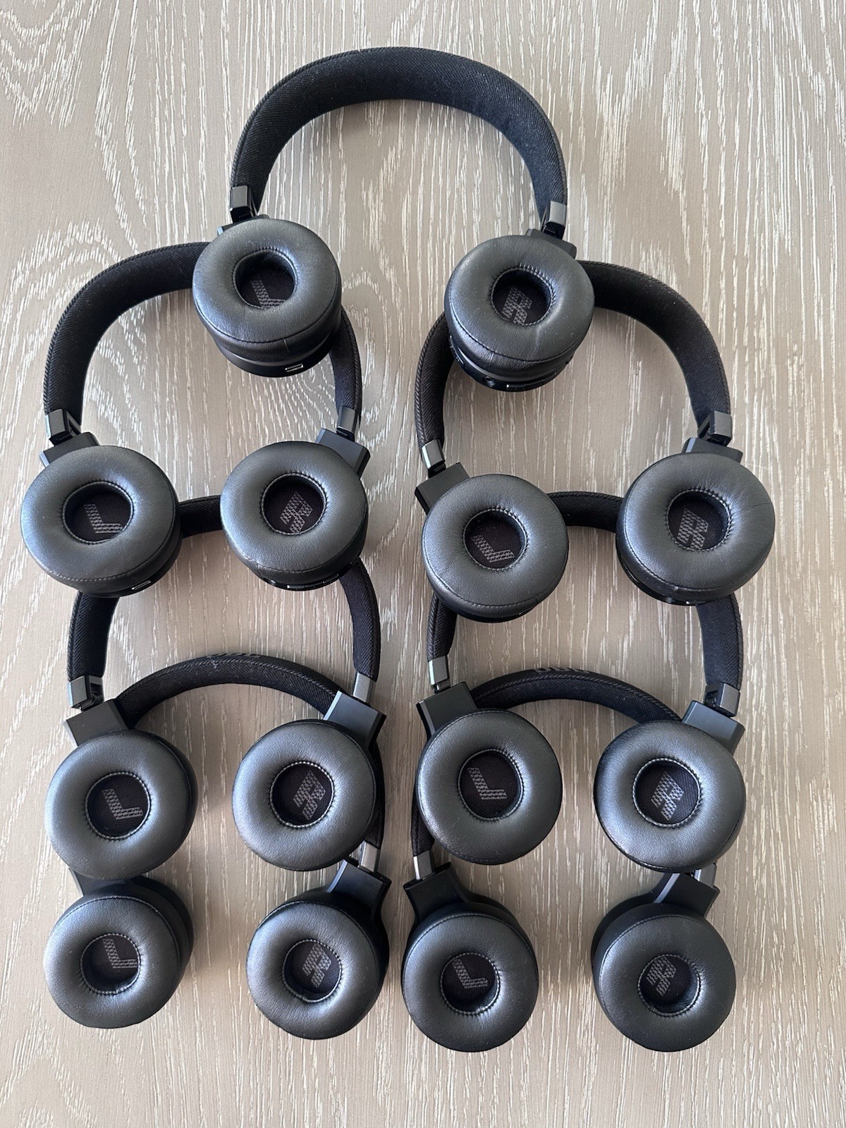 JBL Live 675NC ANC Bluetooth On-Ear Wireless Headphones Open Box 7 Units Bundle