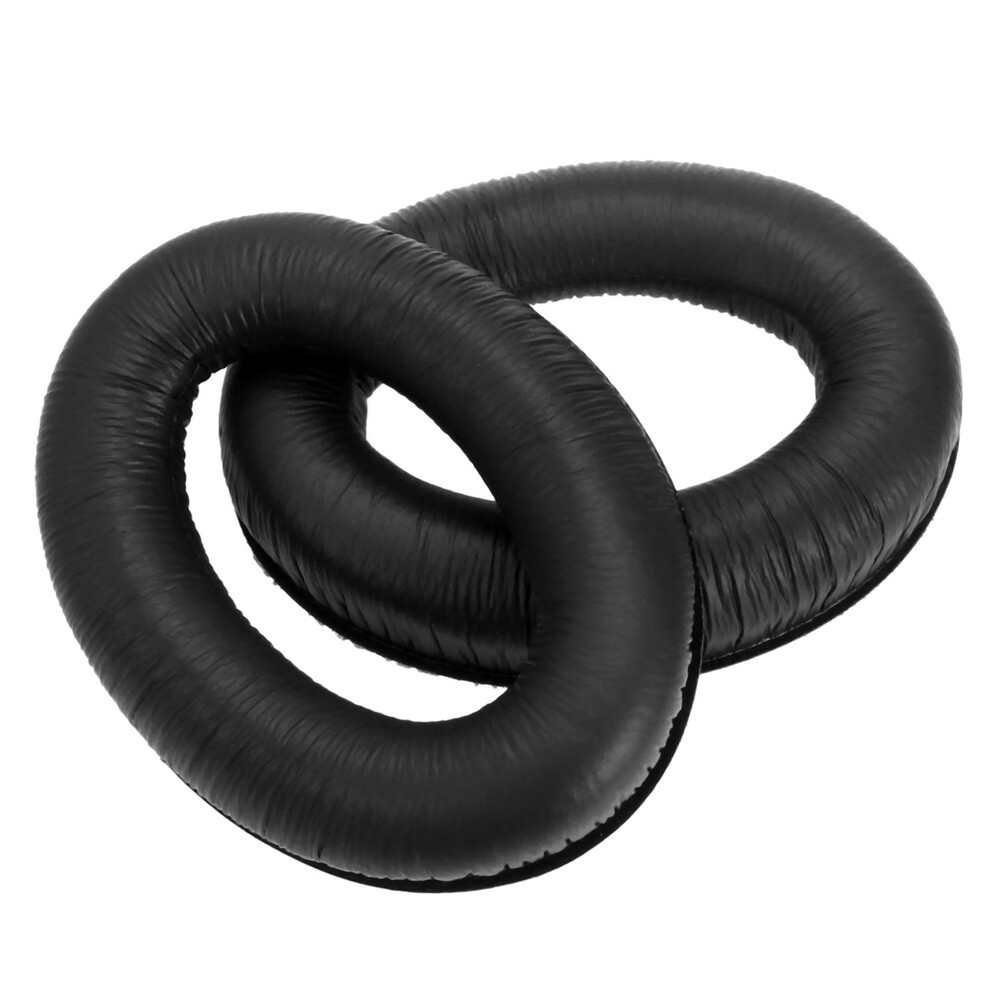 1pair Earpad Earphone Earpad 4.13×3.15×1.18″ Headphone Replace Ear Cushion Black