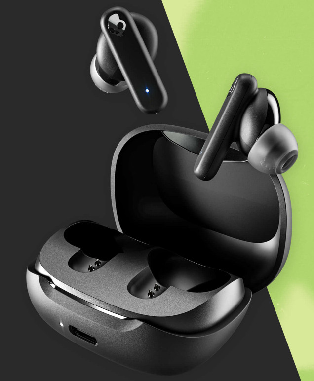 Skullcandy Smokin’ Buds XT- Black (CERTIFIED REFURBISHED)