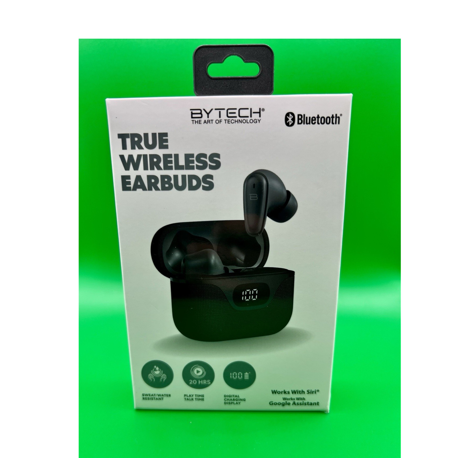 Bytech True Wireless Bluetooth Earbuds In-Ear Black 10mm BY-AU-BE-226-BK