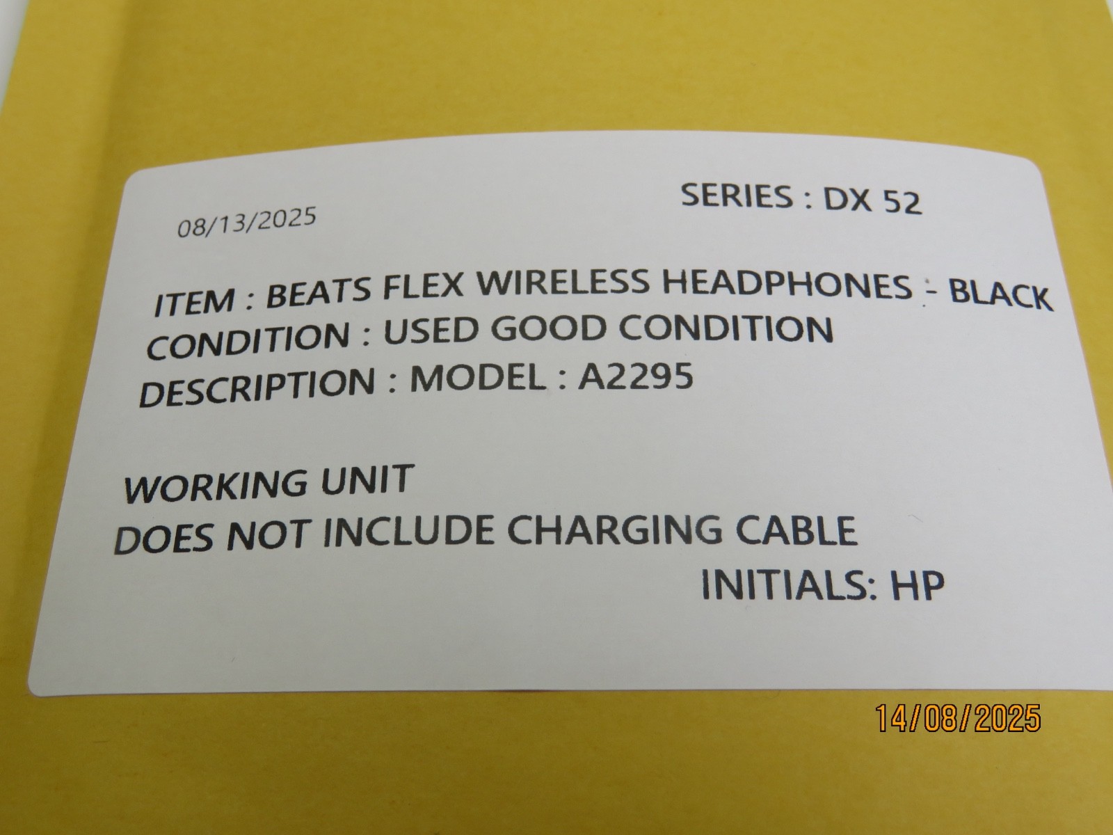 Beats by Dr. Dre Flex Wireless In-Ear Headphones – Black [DX52]
