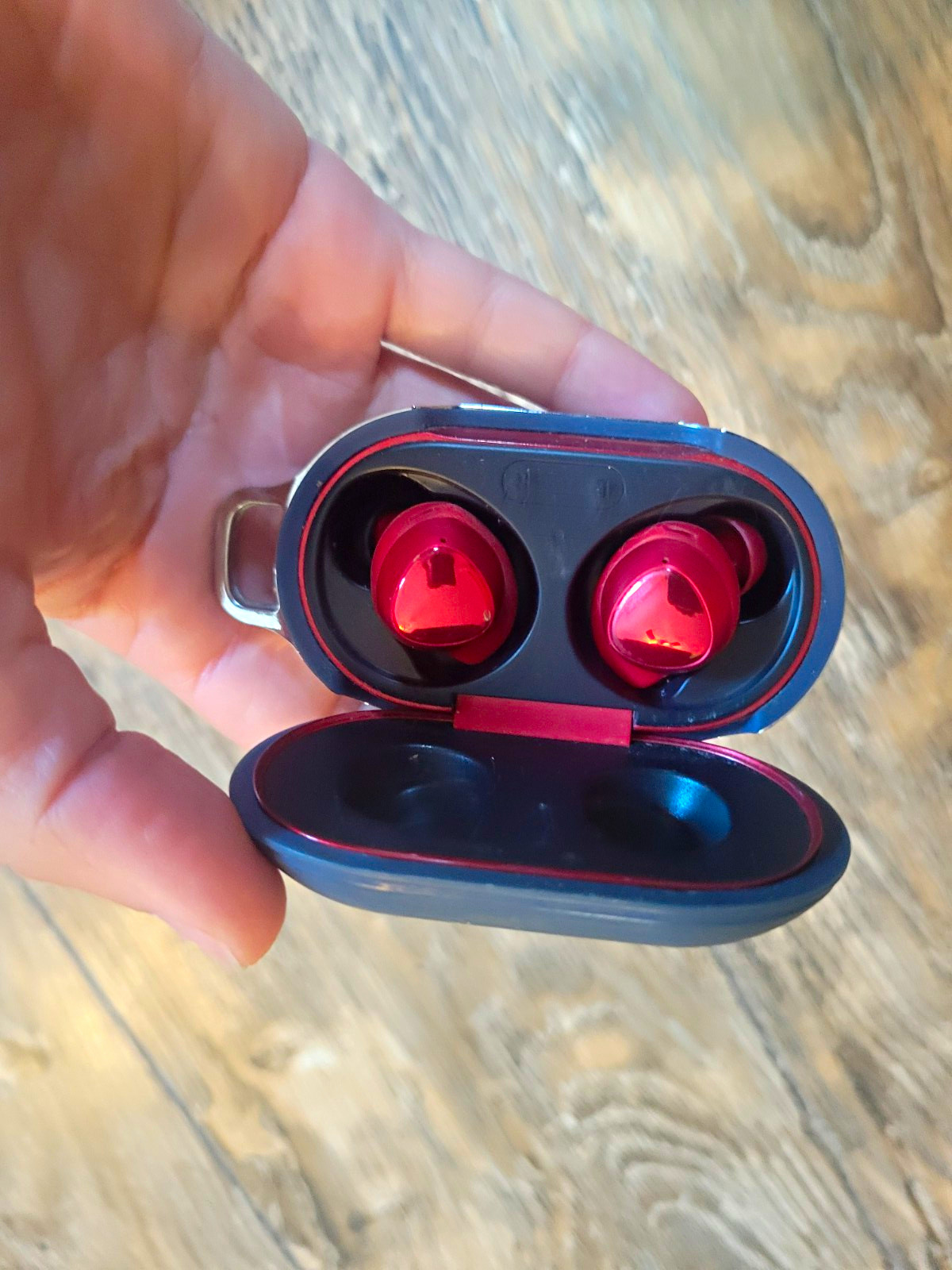 Samsung Galaxy Buds+ True Wireless Bluetooth Earbuds USB-C Case Black/Red