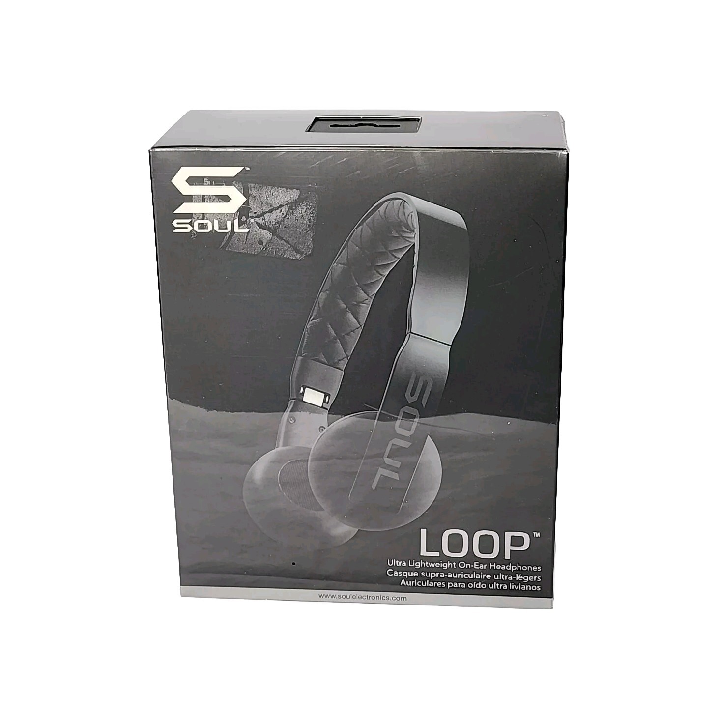 Brand New Soul Loop Headphones Blk H220BK Wired 3.5 Lightweight On Ear