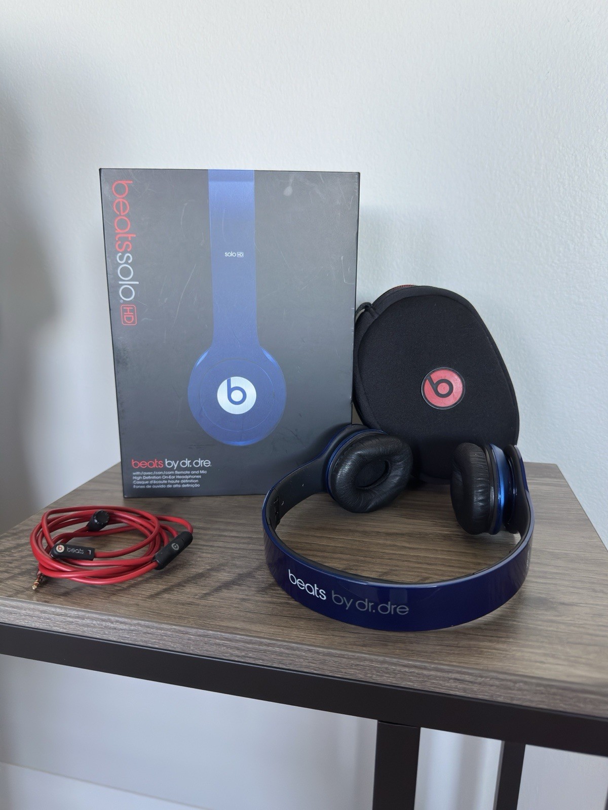 Beats by Dr. Dre Solo HD In-Ear Headphones Blue/Navy, Wired