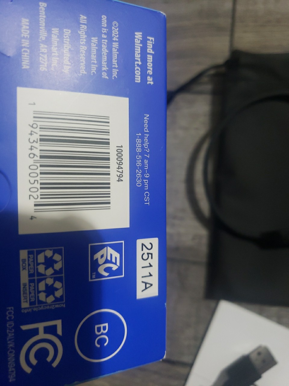 Onn Wireless Bone Conduction Headphones, 100094794, Tested Working