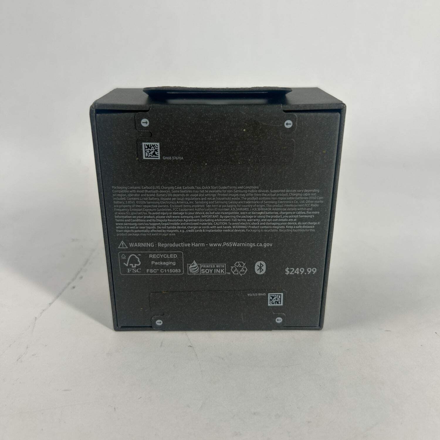 New Samsung Galaxy Buds4 Pro SM-R640NZKAXAR True Wireless Earbuds Black