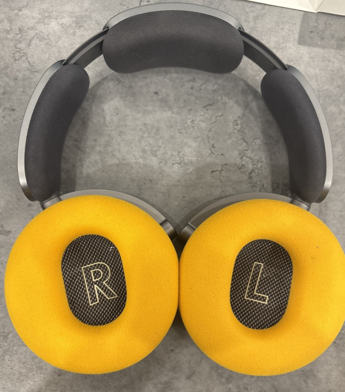 Dyson OnTrac Headphones – Noise Cancelling- Silver/Yellow