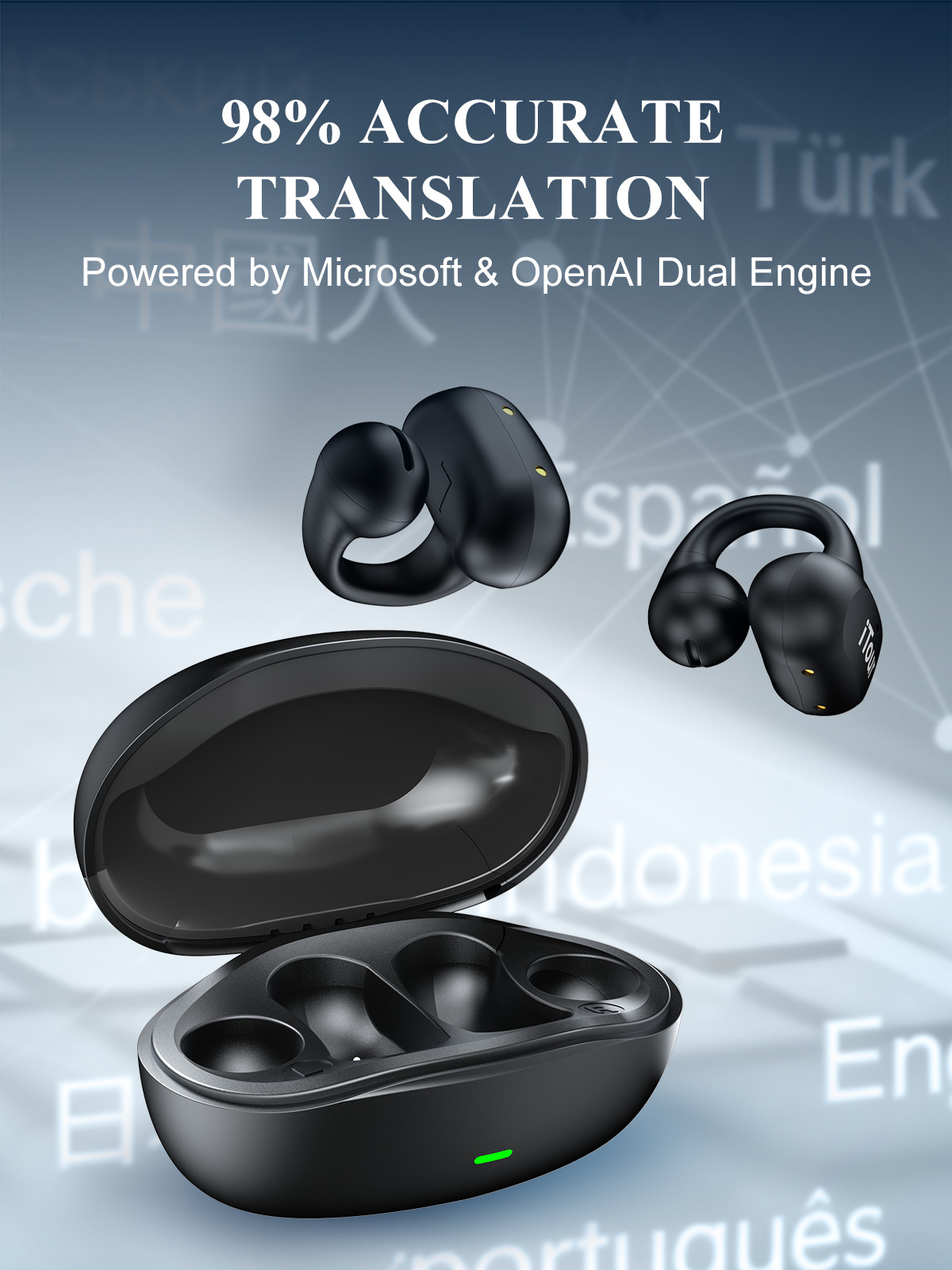 iTour Translation Earbuds Two Way Real Time Language Translator for Travel