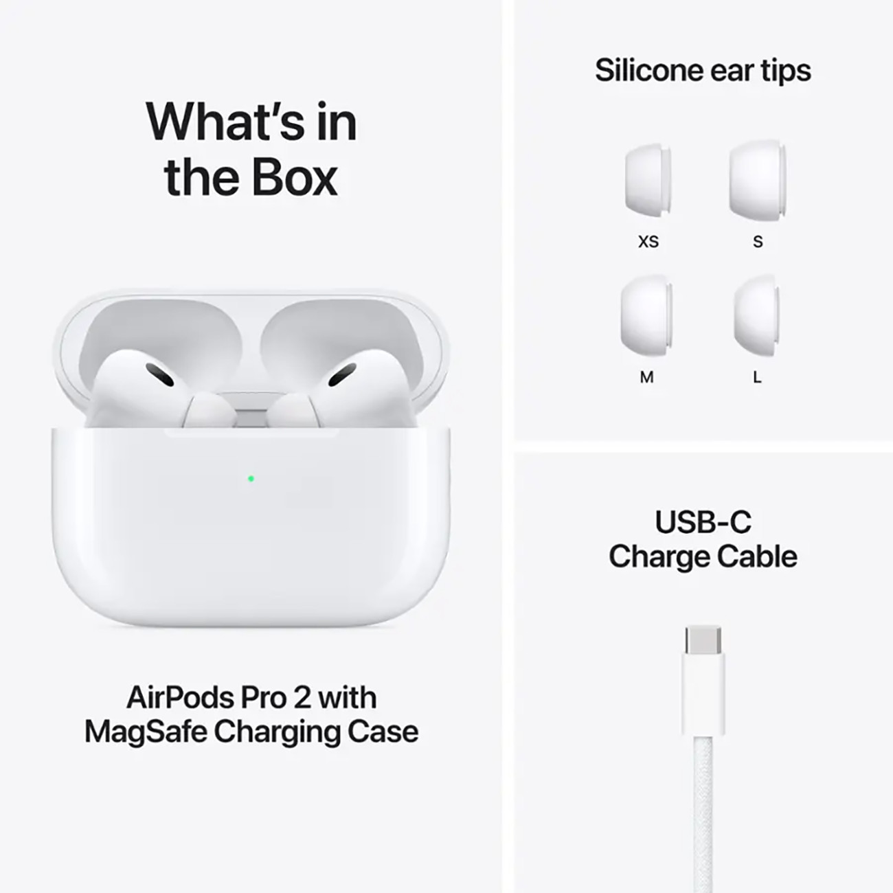 Apple Airpods Pro 2nd Wireless Active Noise Cancelling Earbuds – White MTJV3LL/A