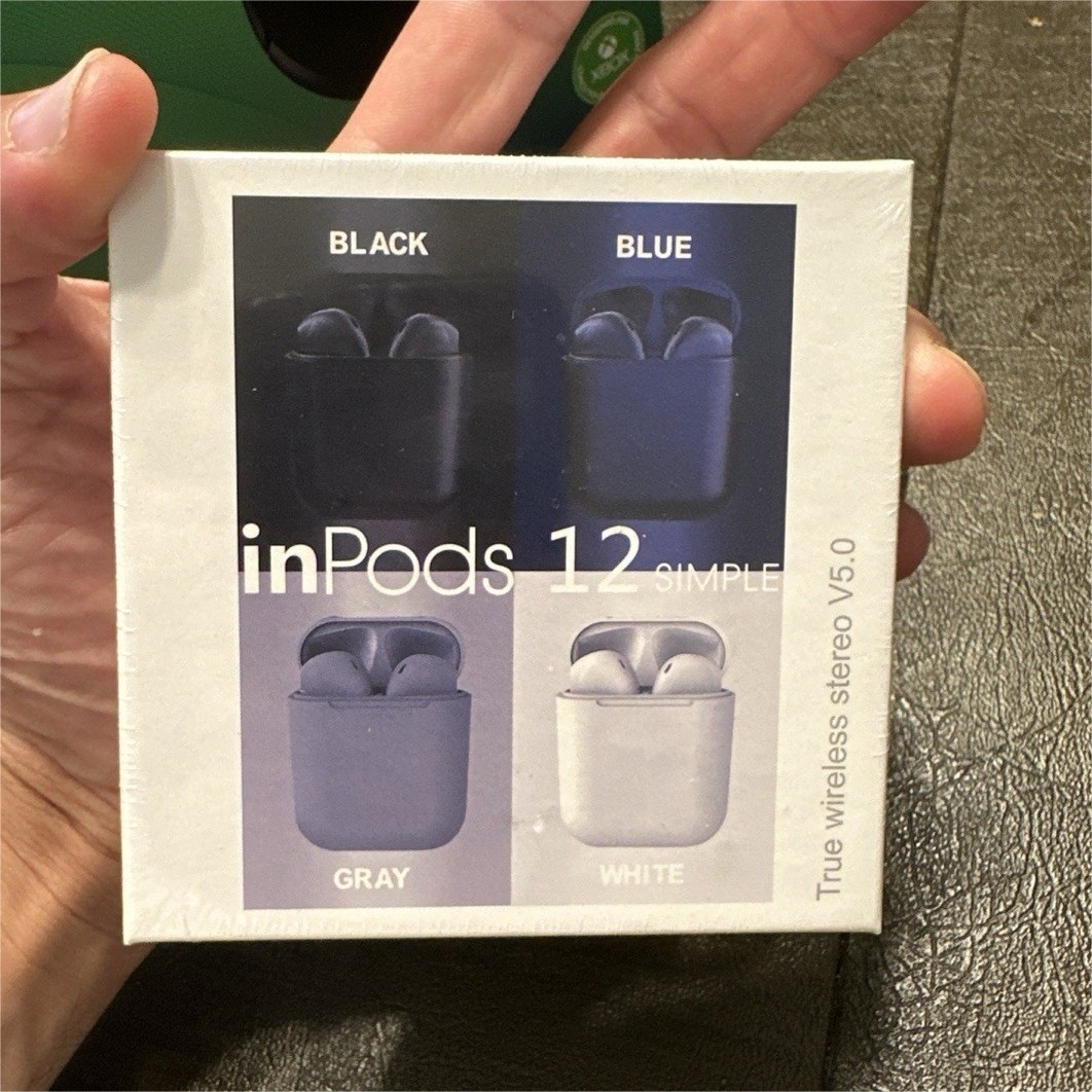 inPods 12 True Wireless Stereo Bluetooth 5.0 Wireless In-Ear Earbuds White