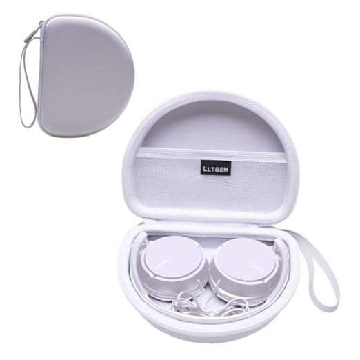 LTGEM Case Compatible with Sony MDR-ZX110 / MDRZX110AP / MDRZX110NC / MDR White