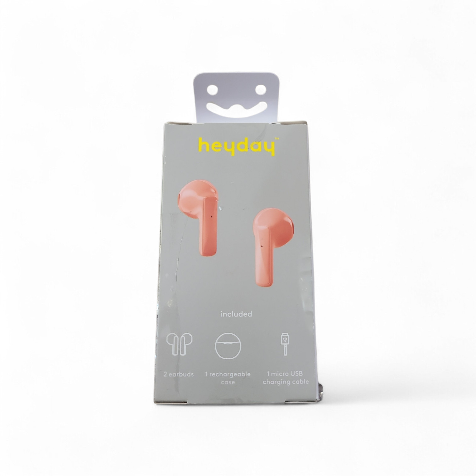 Heyday True Wireless Bluetooth Earbuds – Peach Orange