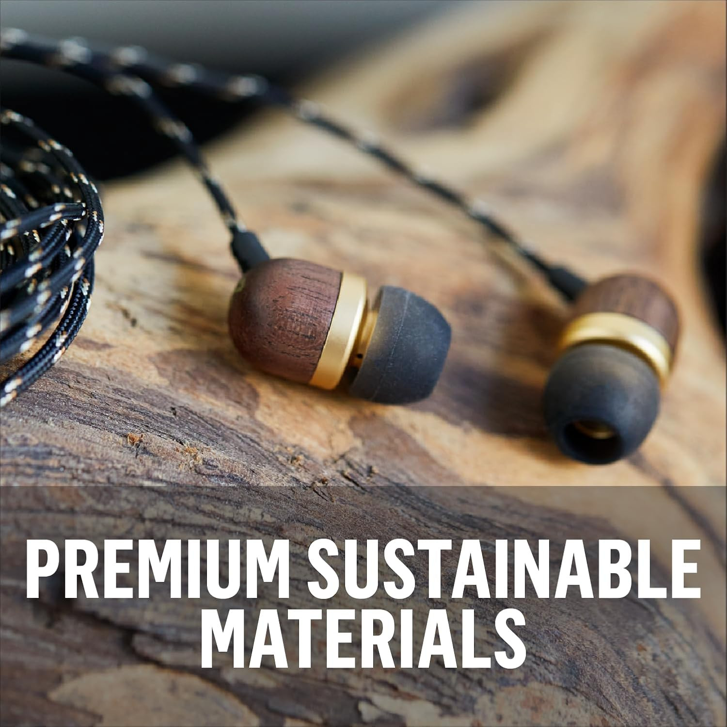 Smile Jamaica: Wired Earphones with Microphone, Noise Isolating Design, and Sust