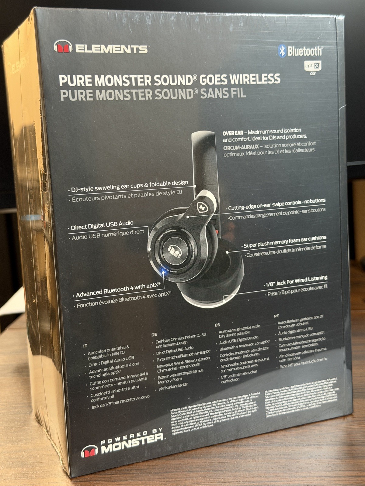 Monster Headband Headphones Black slate