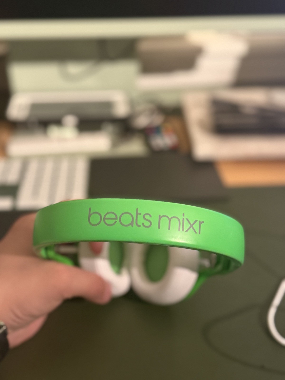 Beats by Dr. Dre Mixr On-Ear Headphones – Green Color, Grade A, Tested+Rare 🔥