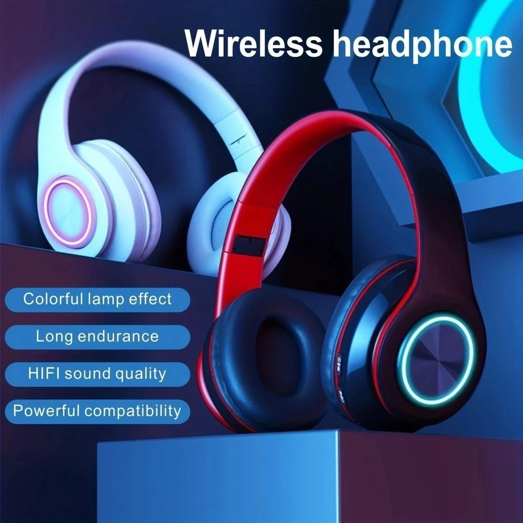 Super Bass Wireless Bluetooth Headphones Foldable Stereo Earphones Headsets Mic