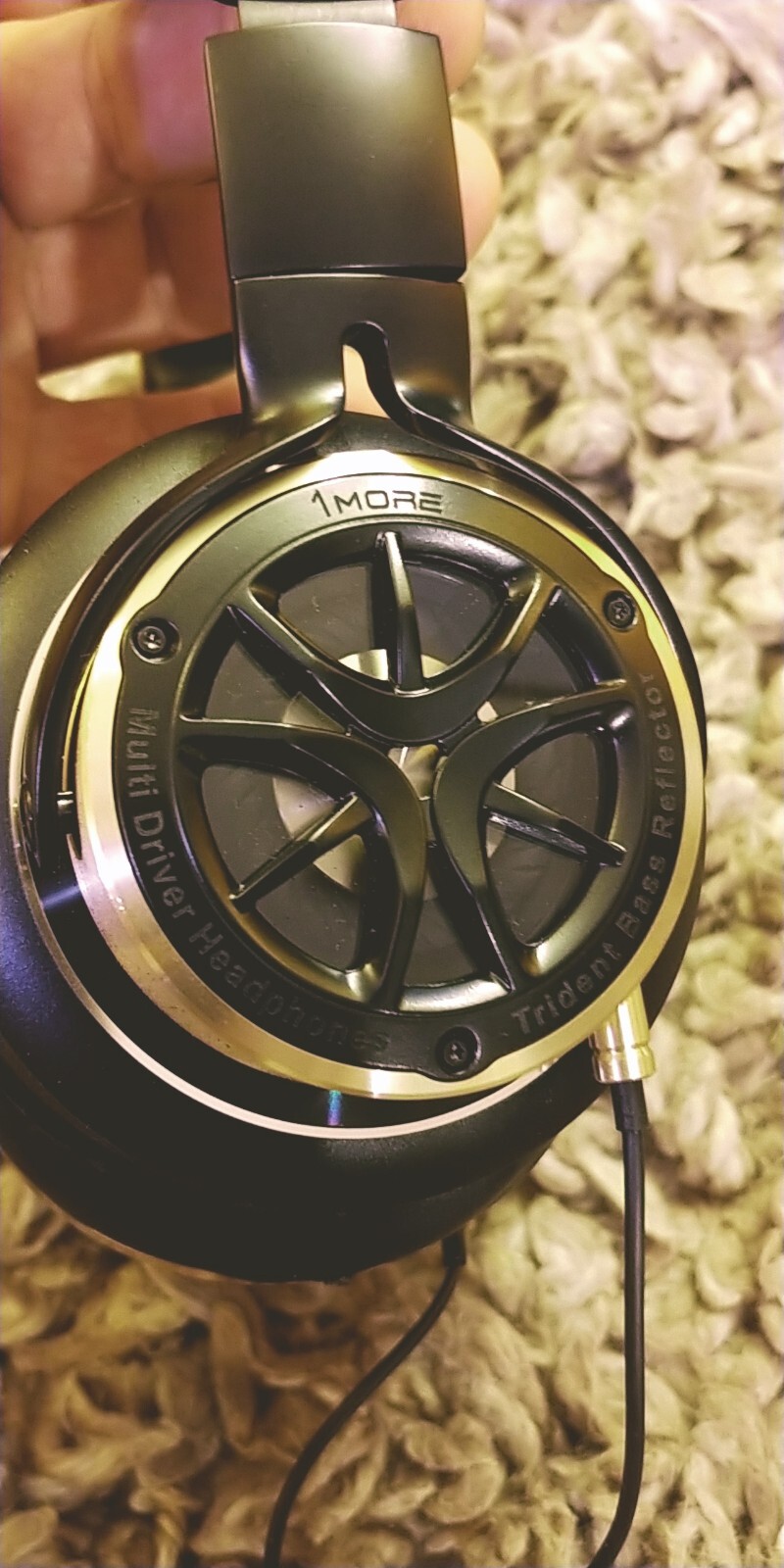 1MORE Triple Driver Over Ear Headphones With Original Box Hardly Used!