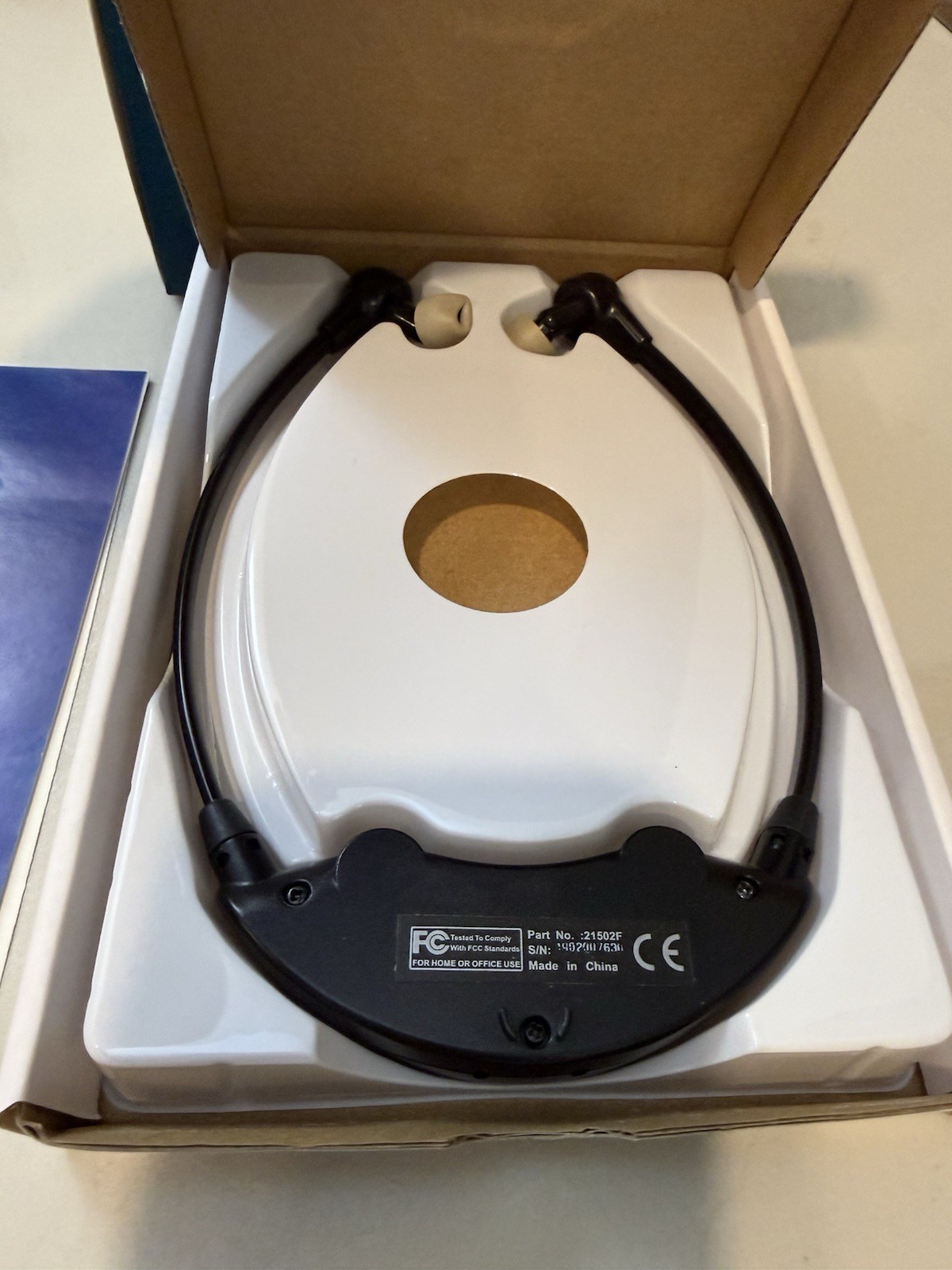 TV EARS 5.0 Analog Wireless Voice Clarifying Headset System 11641 EUC