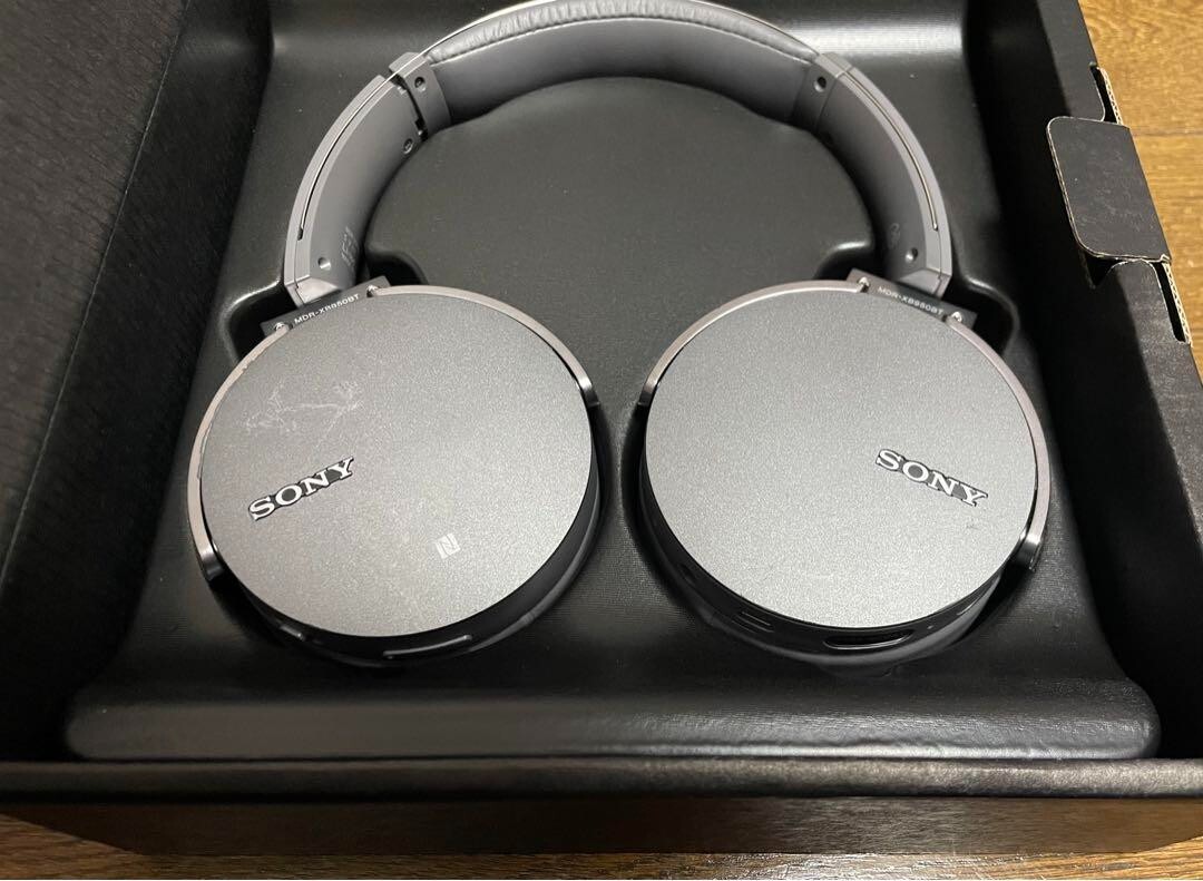 Used Sony MDR-XB950BT EXTRA BASS Bluetooth Headphones Black or Gray