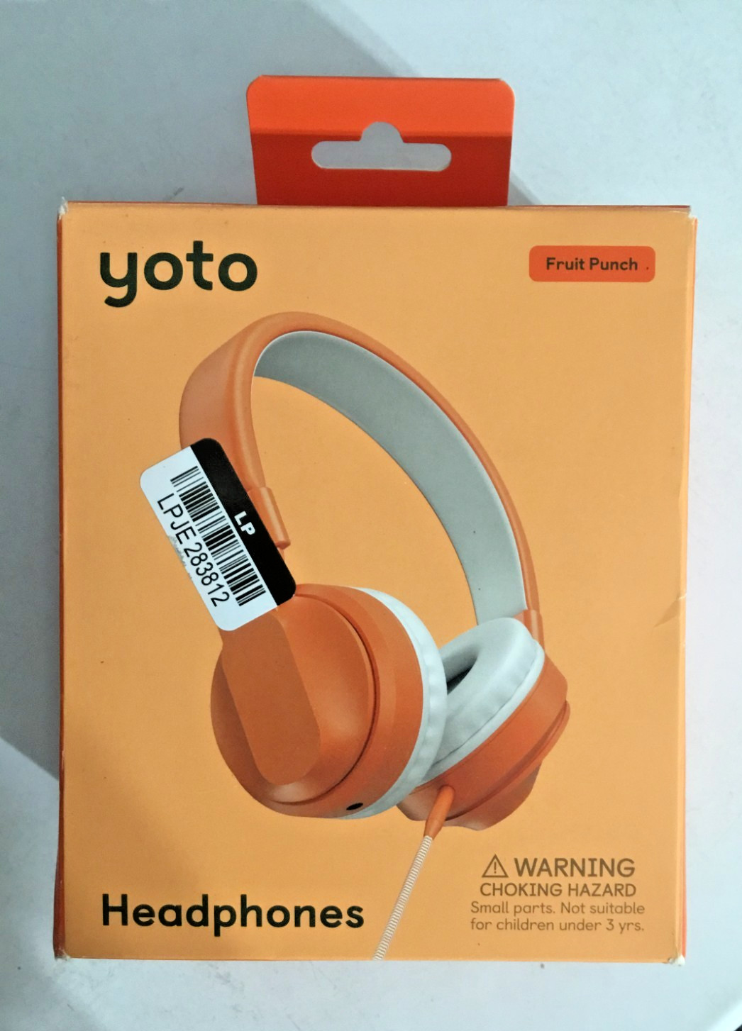 Yoto Wired Headphones – Over-Ear – 3.5mm Jack – for Kids – Fruit Punch