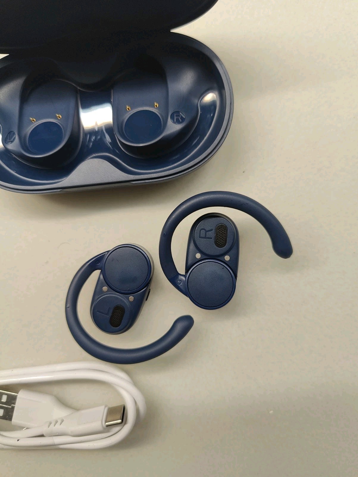 1Mii E35 Open Ear Headphones, Wireless Sports Earbuds 60 Hours Long Playtime