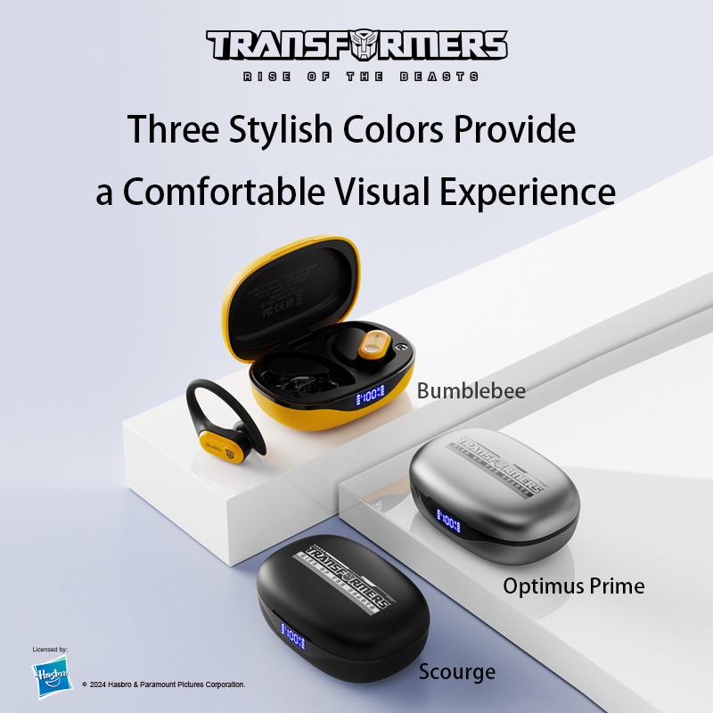 Transformers Bublebee TF-T26 Pro Bluetooth 5.4 TWS Wireless Earbuds IPX5™
