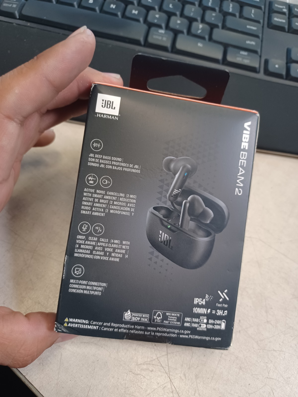 SEALED JBL Harman VibeBeam 2 050036405041 Earbuds