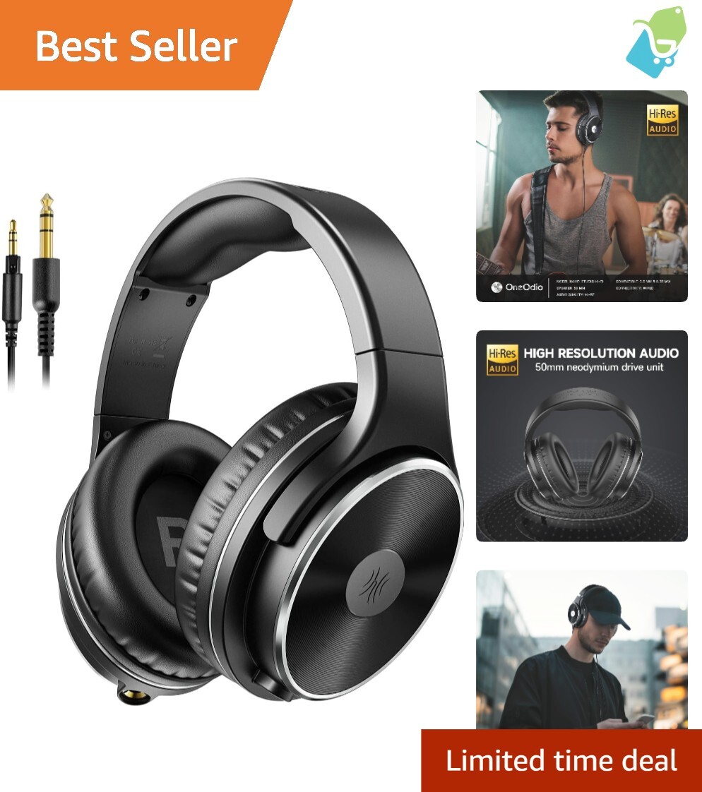 Studio Monitor & Mixing Headphones with Dynamic Drivers for Professional Sound