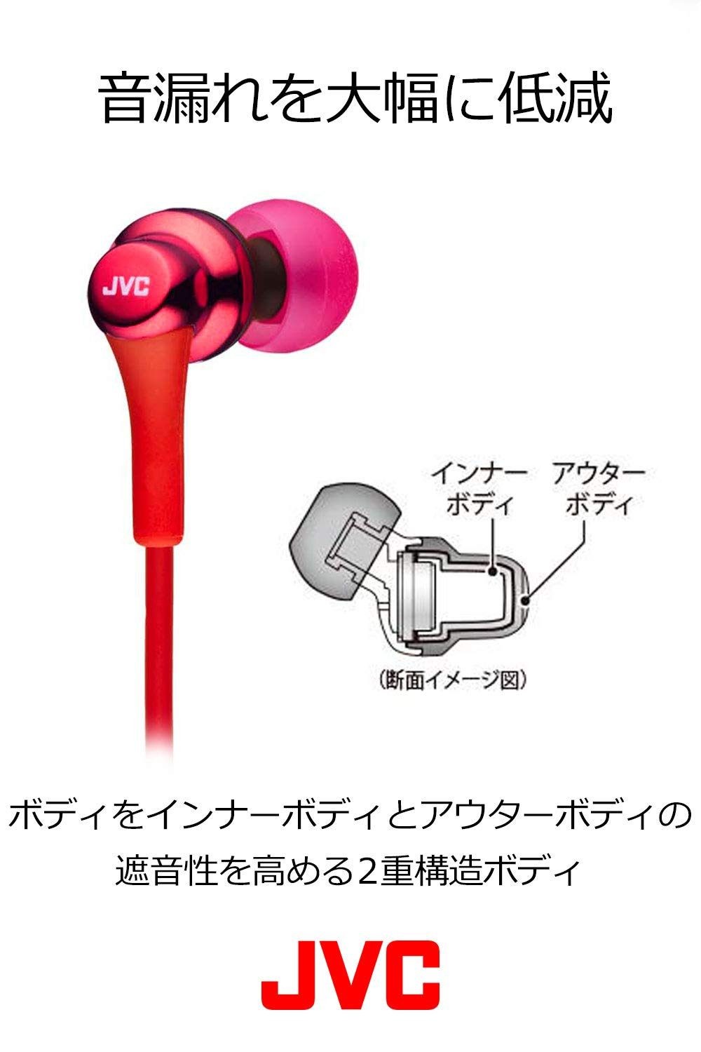 JVC HA-FX26-A Wired In-Ear Earphones Blue Neodymium Driver Noise-Isolating