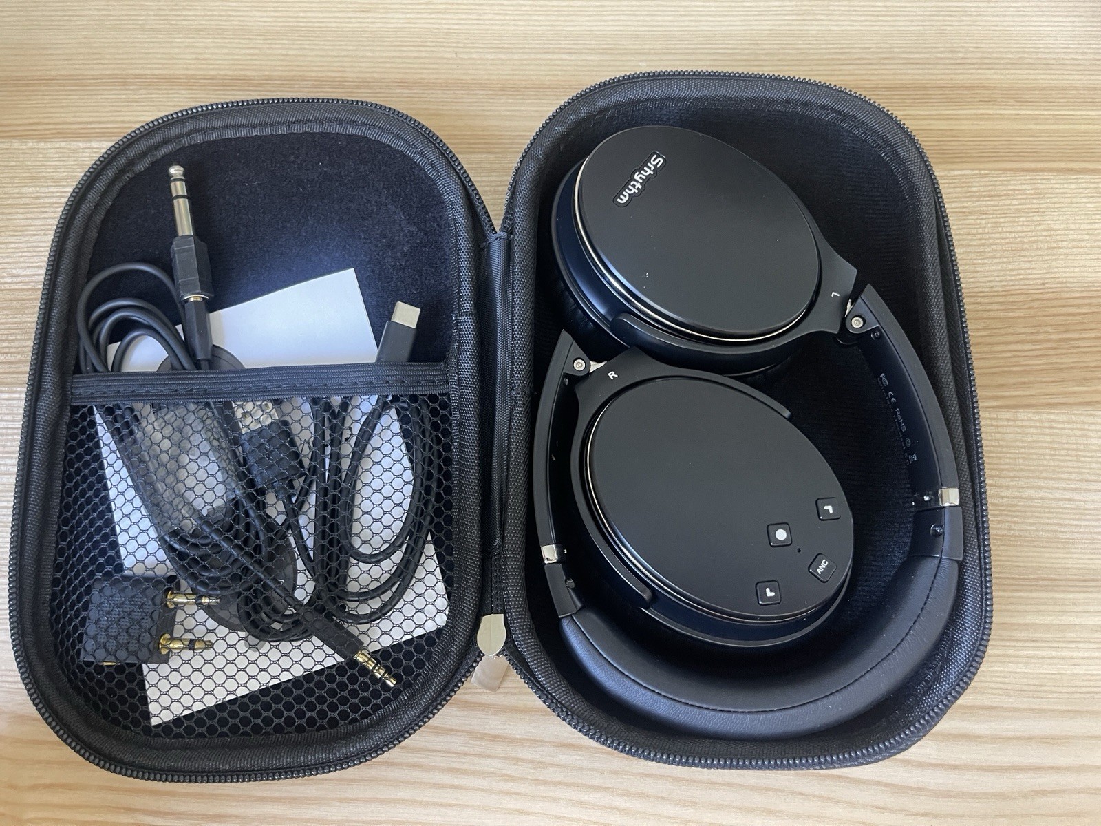 Shyhythm Wireless Over-Ear Headphones with ANC + Accessories – Great Condition