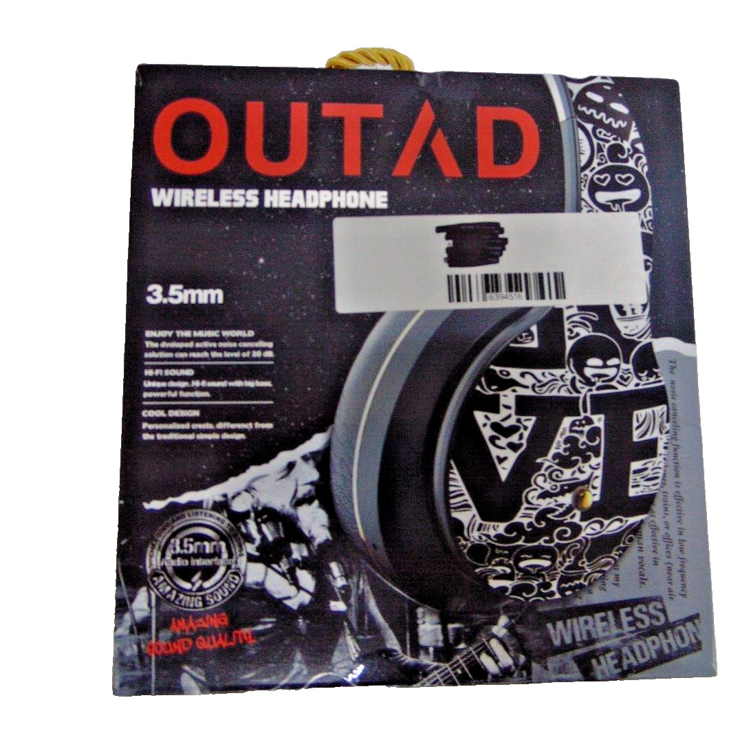 OUTAD Wireless Headphones Bluetooth V5.0 Foldable Design 3.5mm