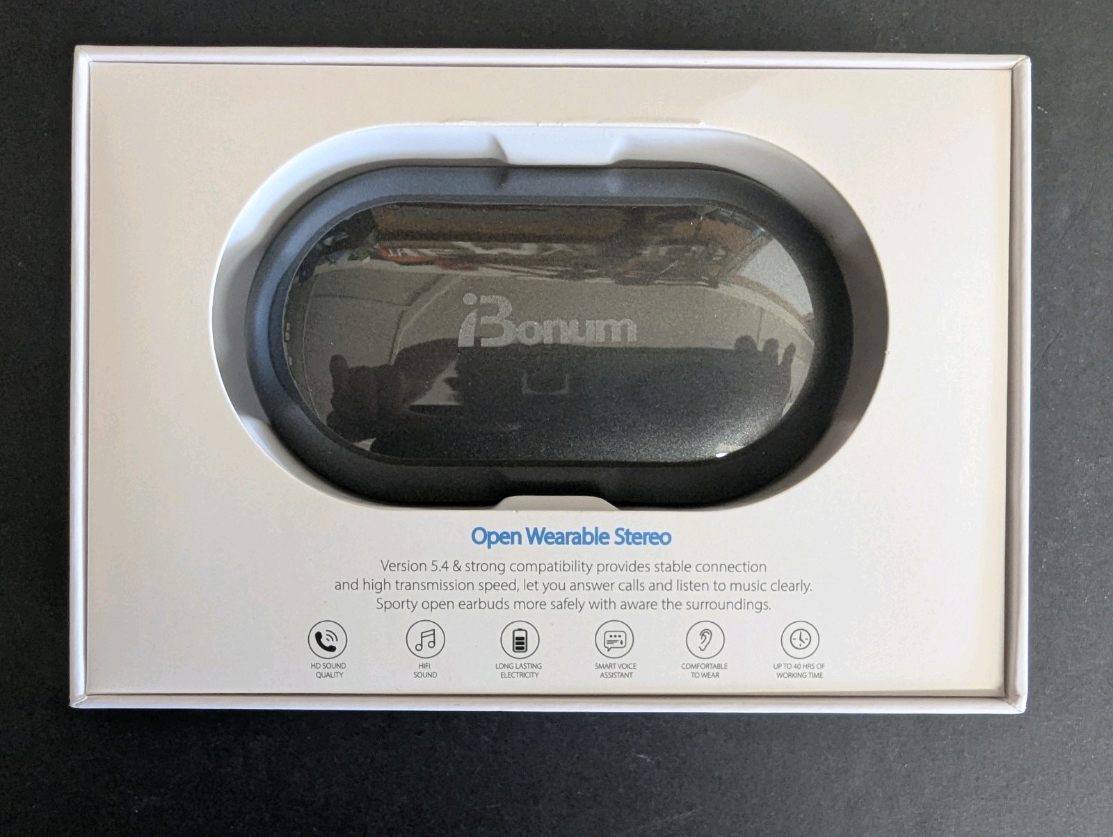 iBonum 900X Bluetooth 5.4 Wireless Earbuds Noise Cancelling Hi-Fi Waterproof