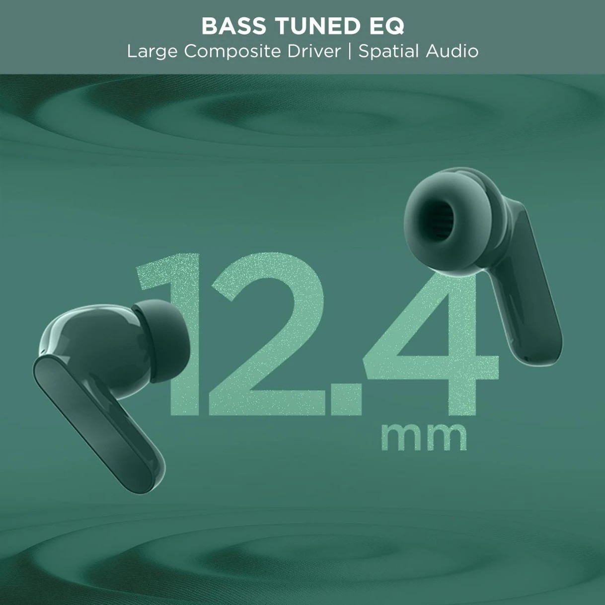 Motorola Moto Buds Bass |Hi-Res Audio & LDAC | 12.4mm Drivers |50dB True ANC FSS