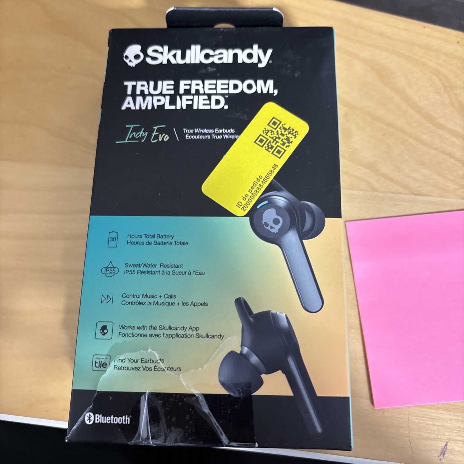 SKULLCANDY INDY EVO TRUE WIRELESS EARBUDS BLUETOOTH SEALED!