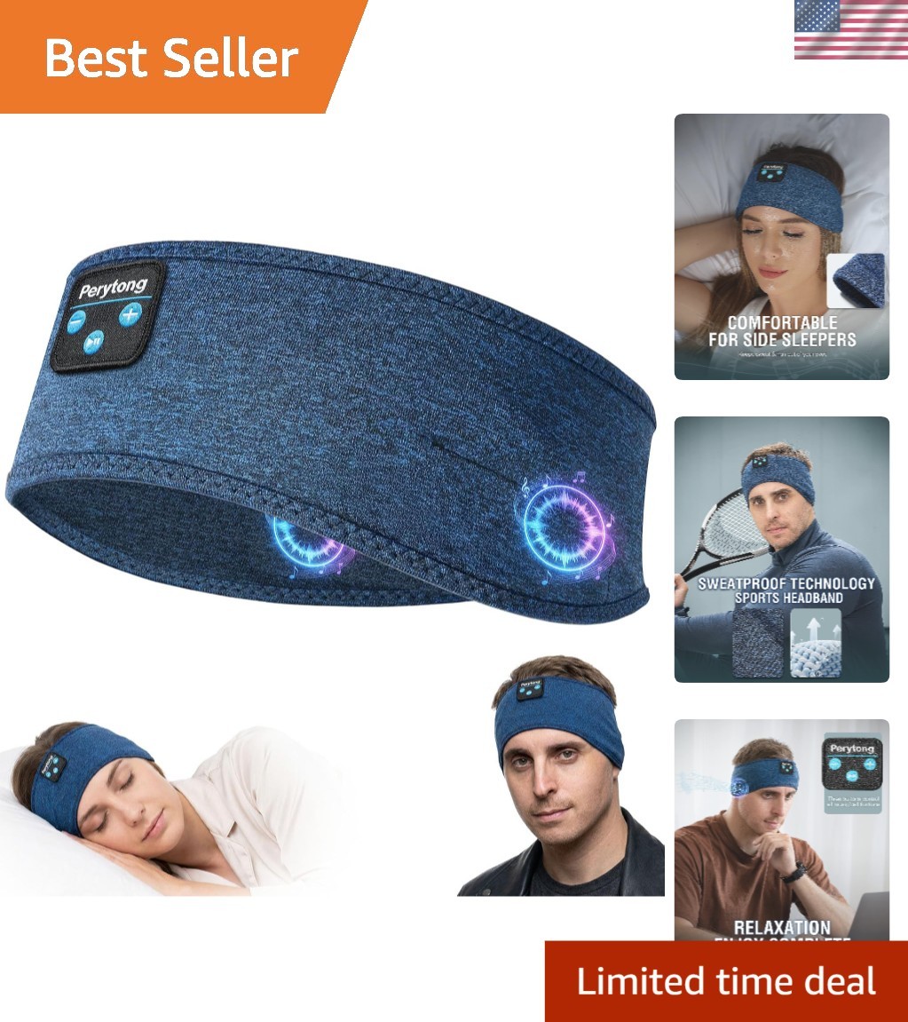 Ultimate Comfort Wireless Headband Headphones – Perfect for Sleep & Workouts