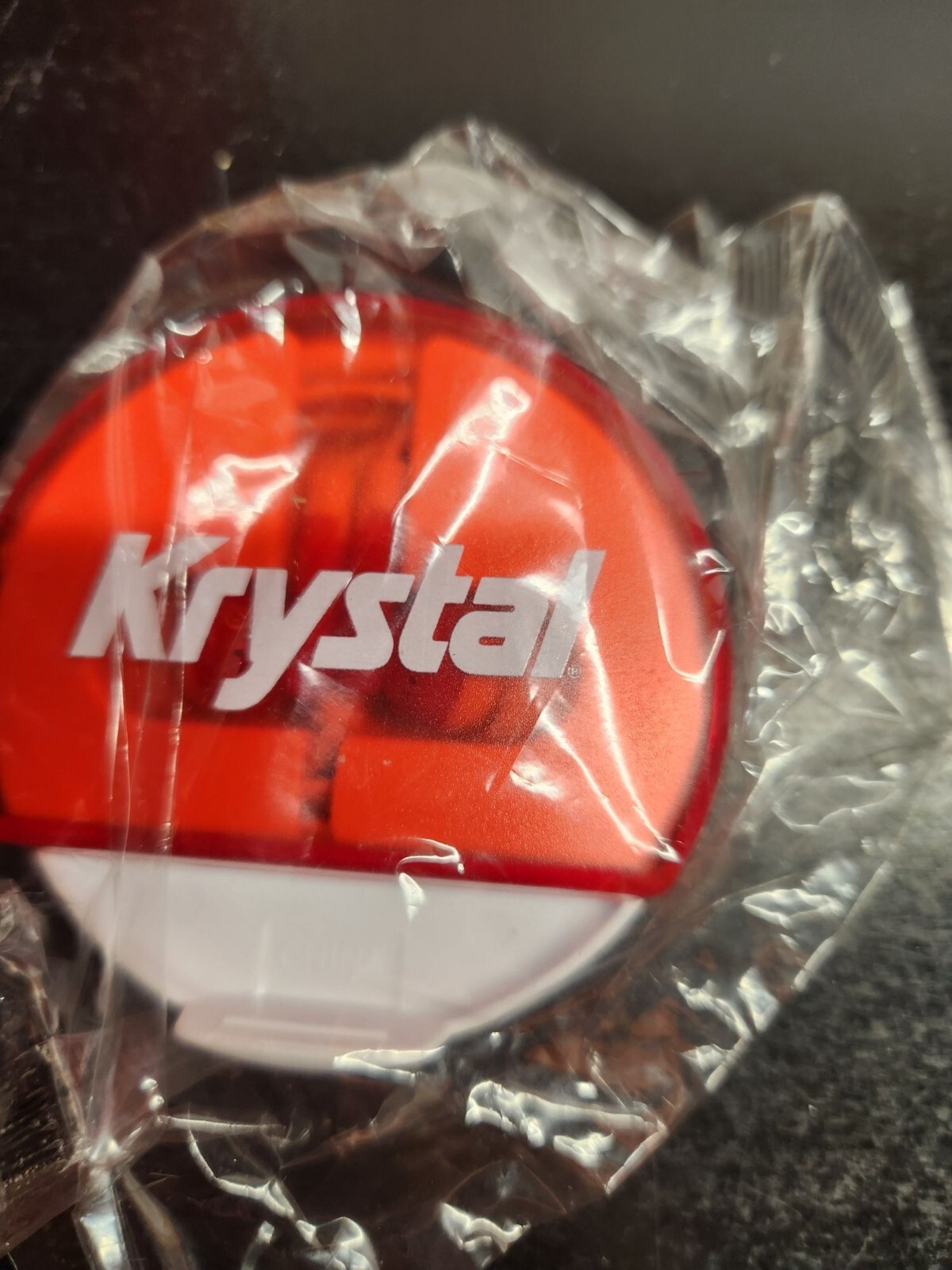 Krystal Branded Round Red Ear Buds – New in Package