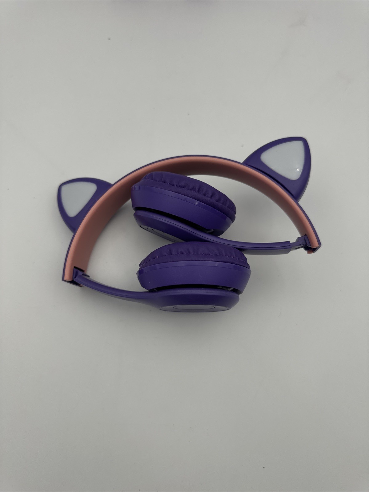 Cat Ear Wireless Headphones Purple