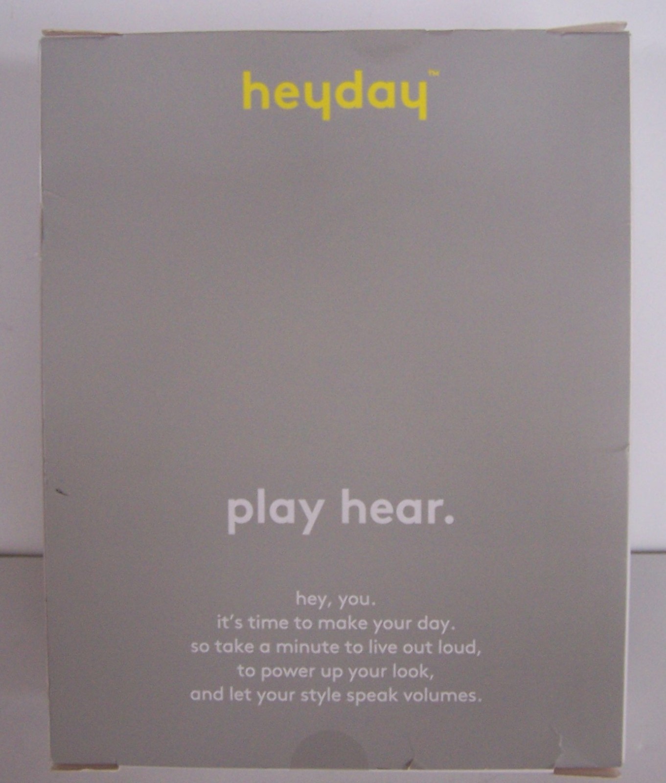 heyday Wired On-Ear Headphones 3.5mm aux port Adjustable, 4ft cable microphone