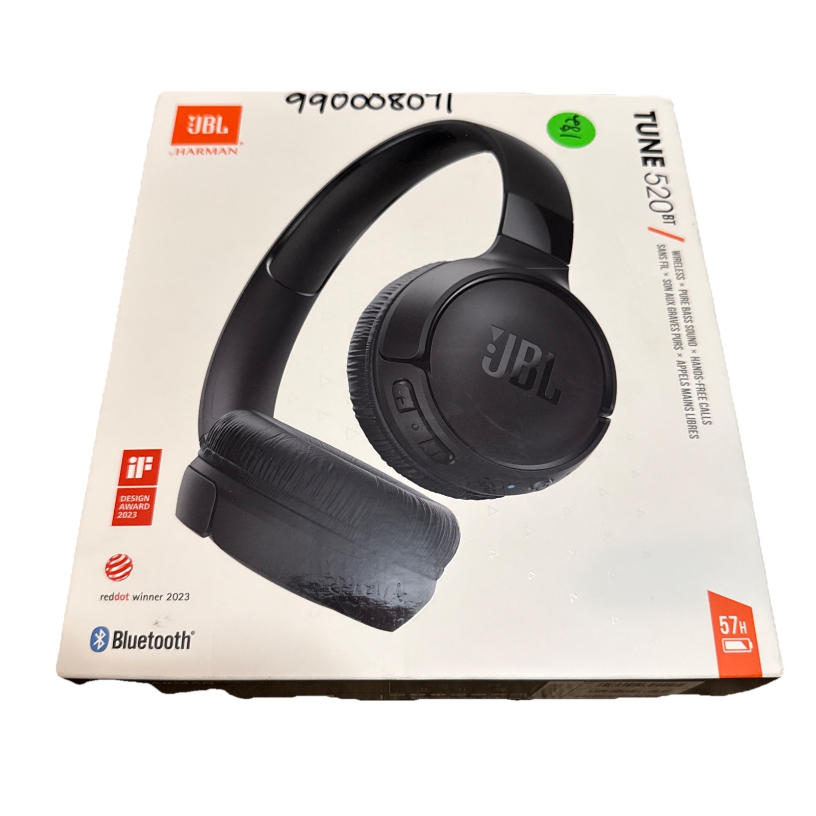 JBL TUNE 520BT by HARMAN BLUETOOTH Headphone with hands free calls