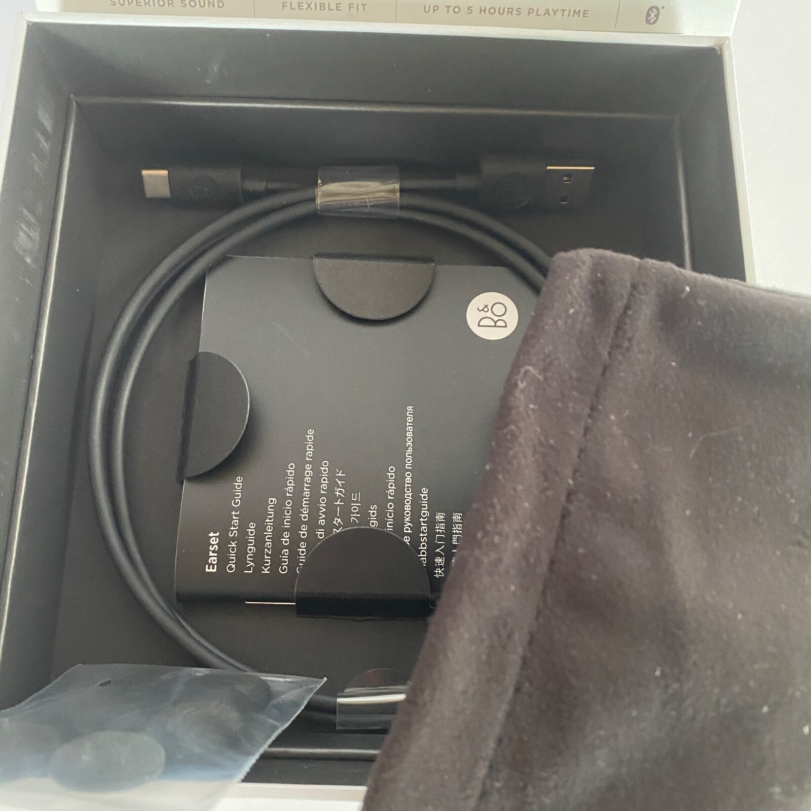 Bang & Olufsen Earset B&O Premium Wireless In-Ear Earhook Earphones Headphones